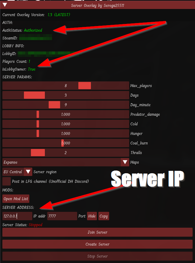 Overlay Interface